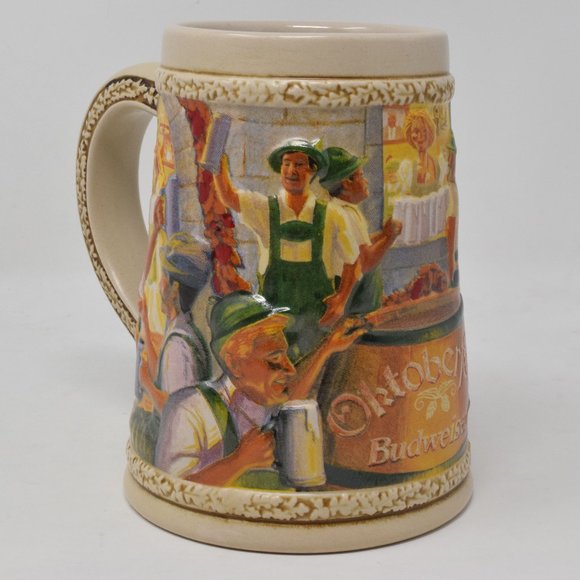 Budweiser Dining Vintage Budweiser 996 Oktoberfest Beer Stein Mug